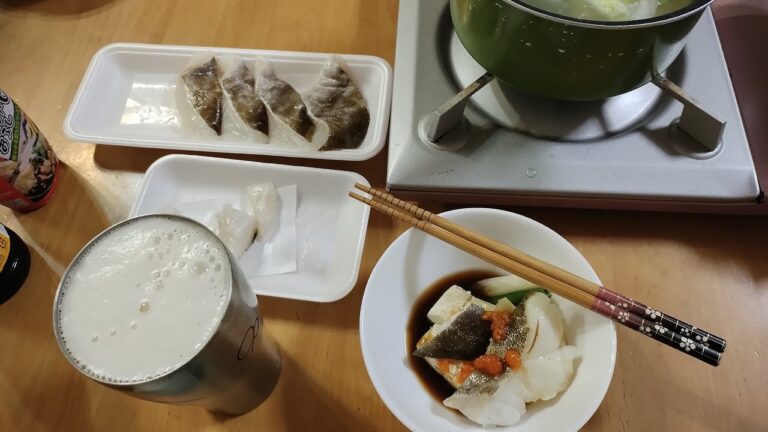 シンプルに鱈ちり鍋で宅飲み晩酌！