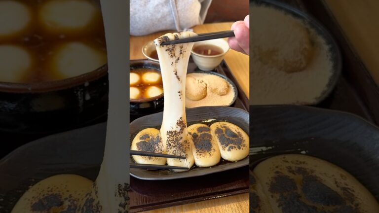 名古屋でしか食べれない唯一無二の手打ち餅モーニング🎍【名古屋 もちつき庵】