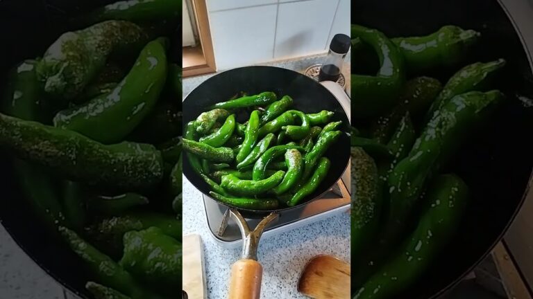 とある家庭の日常カウントダウン『ししとう炒め調理』