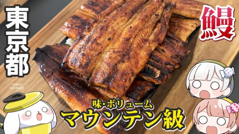 【東京グルメ】ウナギのパリフワ食感と秘伝ダレに食欲爆発！ボリューム美味しさマウンテン級の鰻店【ゆっくり実況】