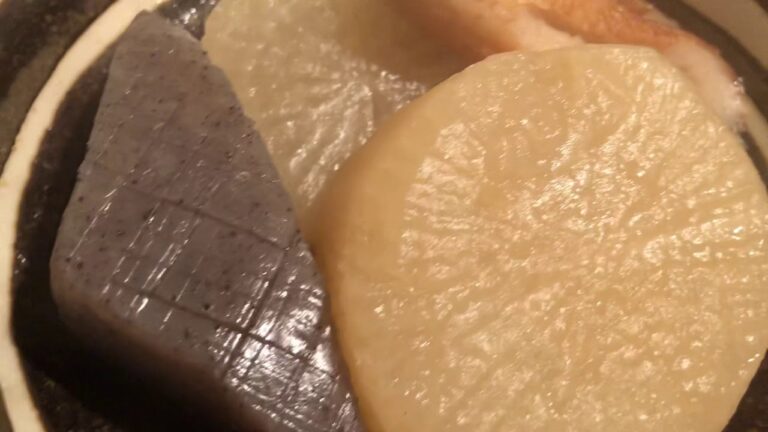 【総再生回数20回突破記念】しわしわの大根をおでんにしてみましたよ