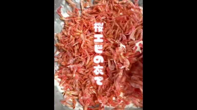 🦐安いエビも🌸桜エビまぶしで🍤でっかい海老天に🦞