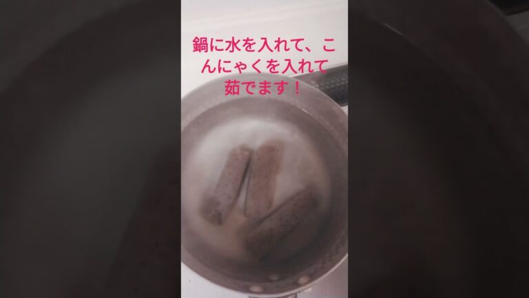 安くて簡単！お腹にたまる味噌だらく風こんにゃく
