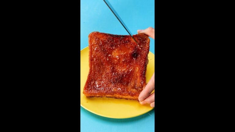 【もー食パン何枚あればいいの！】子どもが飛んで喜ぶ♡簡単激うまトースト / Caramelized Sugar Toast #shorts