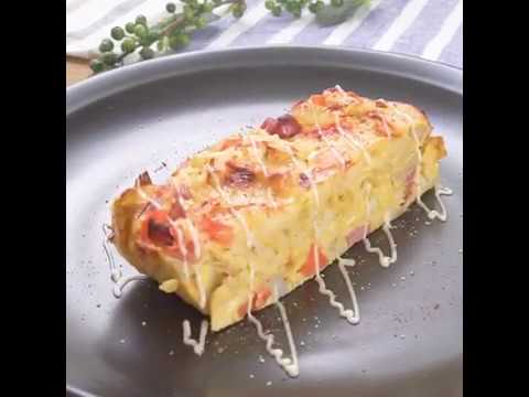 和風素材を使ったスペインオムレツ風サラダ 野菜のライスオムレツ ｜ moguna[モグナ]