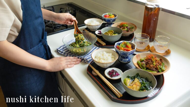 # 118【暮らしと食のvlog】夏の直売所を楽しむ夫婦のおうちご飯, 野菜たっぷりのレシピ集: Fresh Summer Recipes