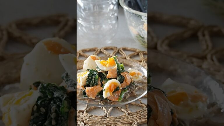 無限に食べれる、ほうたまサラダ。