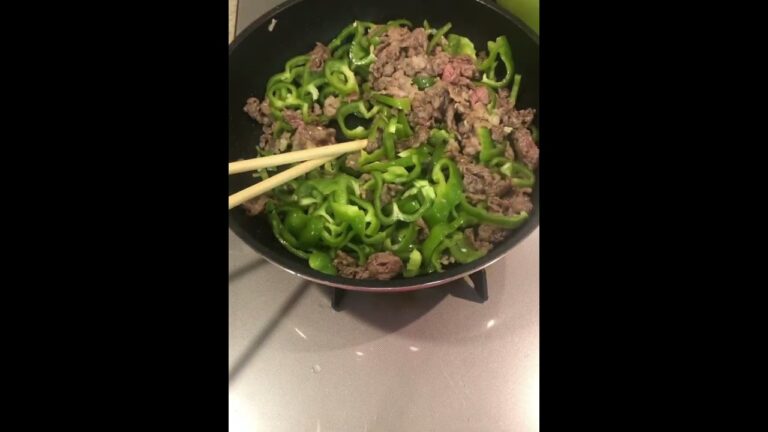 牛肉とピーマンを炒めるだけ(高速版)