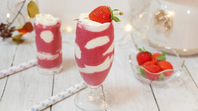 ラズベリーのスムージー Raspberry smoothie