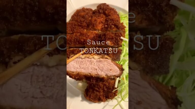 とんかつ食堂　とんかつが止まらないトンカツソース #shorts
