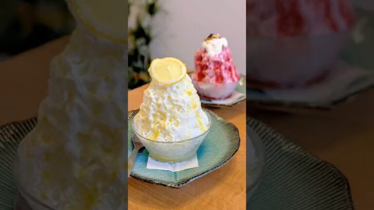 【岐阜】激安ふわふわ生かき氷と客の7割が注文する超絶ボリュームの大人様ランチ！#グルメ #shorts