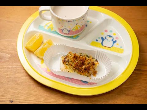 白身魚のパン粉焼き