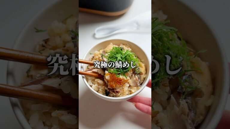 究極の鯖めし🤤材料入れて炊くだけ！簡単レシピ #まみごはん #炊飯器レシピ