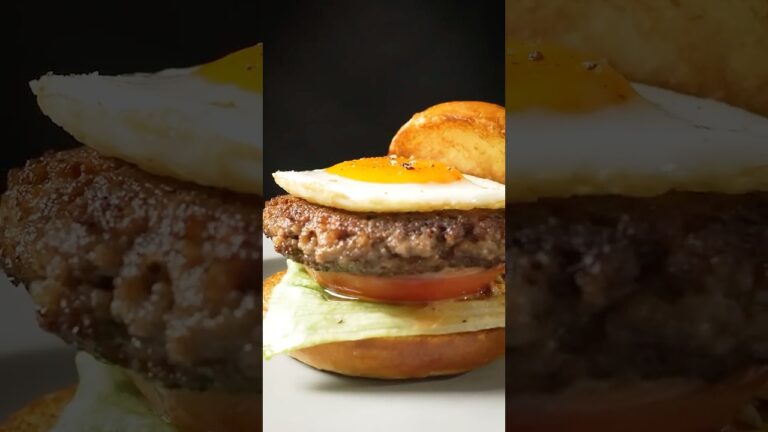 ハンバーガーの一番めんどくさい食べ方 #shorts