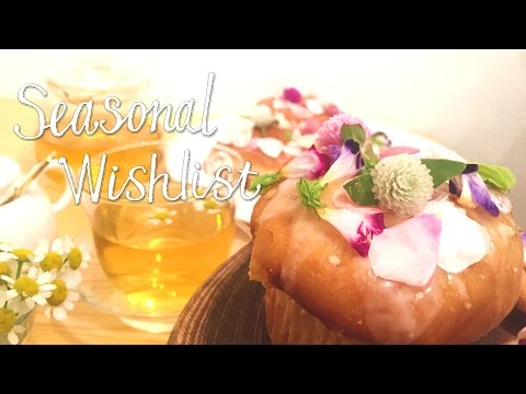 おうちでつくるエディブルフラワーのご褒美おやつ - Edible Flower Idea - 【SEASONAL WISHLIST】