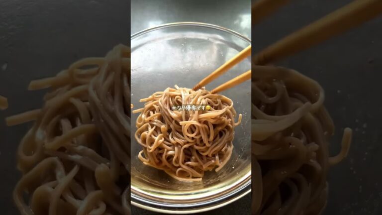 10分で完成♪【冷やし納豆蕎麦】　#レシピ