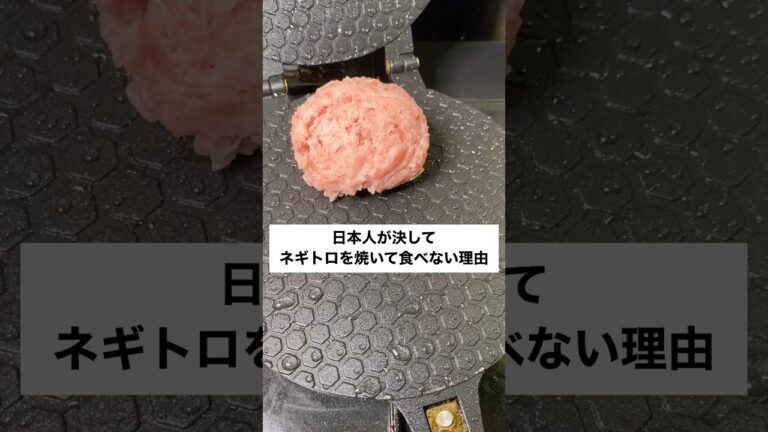 【600万回再生レシピ】こん中にネギトロ焼いて食べたことある奴いる？いねぇよな！？ #ワッフルメーカー