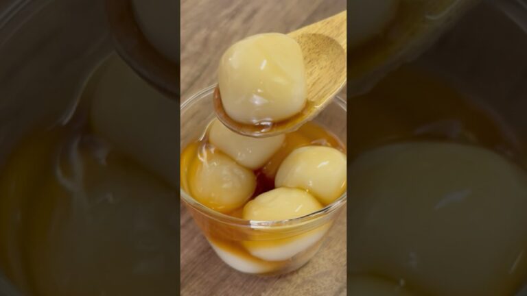 【簡単スイーツ】豆腐でモチモチみたらし団子