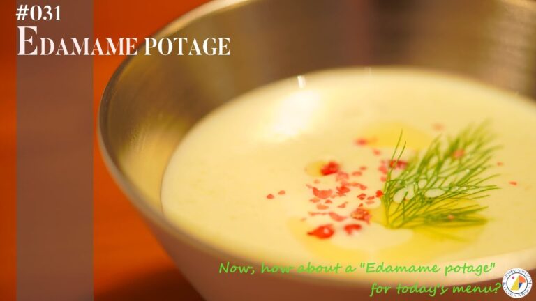 #31【初夏にオススメ！】枝豆のポタージュの作り方♪｜ASMR & MUSIC