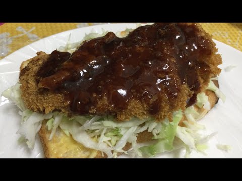 カツサンドの作り方教えます❤️手作りソースたっぷりつけていただきます😋