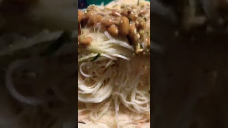 納豆そうめん🍚
