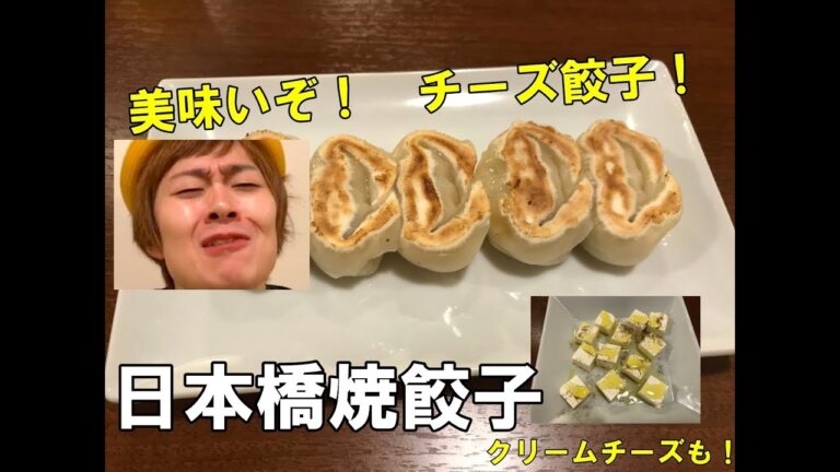 【チーズ餃子とビールが合う合う！】　日本橋焼餃子・練馬店