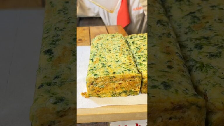 食欲そそる絶品あおさ玉子焼き #たもグルメ #japanesefood