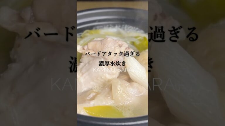 一滴残らず飲み干す鶏の旨みが凄い【水炊き】＃Shorts　#料理　#レシピ　＃鍋料理　＃作り方