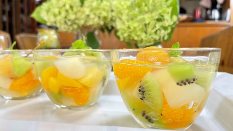 アガーで！ぷるぷるトロピカルゼリー【人気料理研究家が教える簡単レシピ】