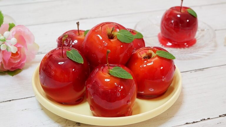 硝子細工のような姫りんごあめHow to make a Princess apple candy like glass work