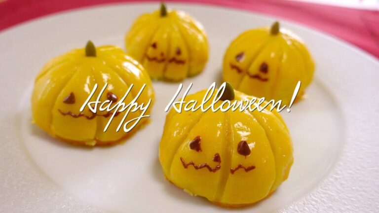 【ハロウィン】バニラアイスで【スイートポテト】さつまいものお菓子｜Halloween｜Sweet Potatoes｜Vanilla Ice Cream