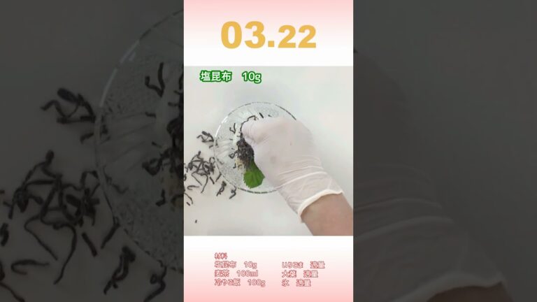 麦茶の塩こんぶ茶漬け #shorts