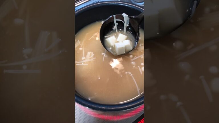 えのき茸の味噌汁【簡単スープ】 #shorts #味噌汁 #cook’n fun kitchen