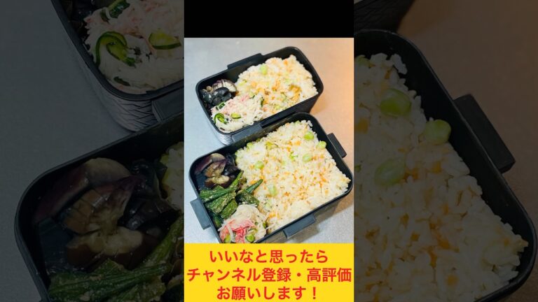 旨みたっぷり！鮭とお豆の混ぜご飯弁当🐟 #お弁当おかず #food #お弁当動画 #作り置き弁当 #お弁当詰め方 #作り置き #副菜