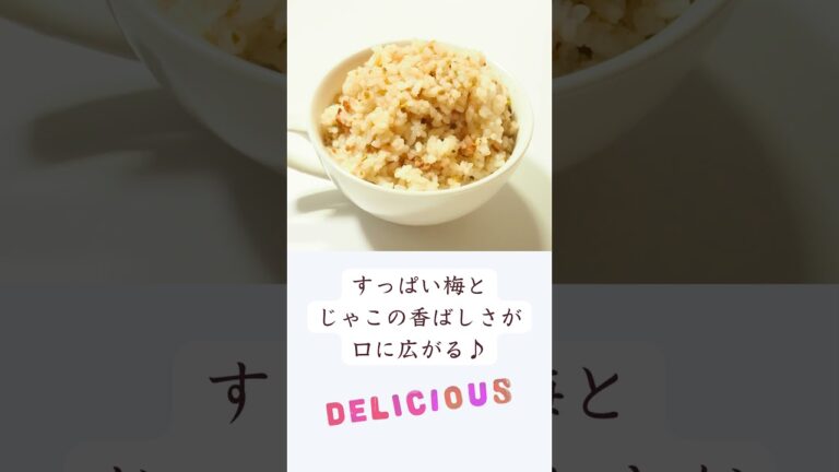 【すっぱうまい】 マジックライス 梅じゃこご飯｜賞味期限5年 #非常食 #防災 #防災グッズ