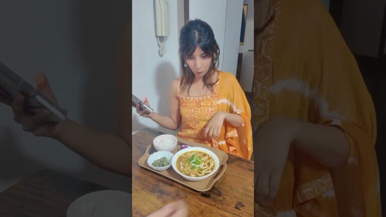 インド人妻にカレーうどん出したら、、