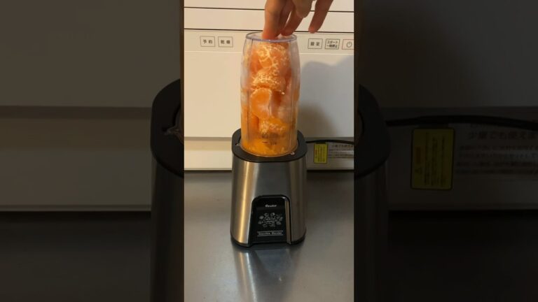 【便秘解消】みかん100%スムージー【腸活】 #smoothie #スムージー #腸活レシピ #簡単レシピ #ヘルシー