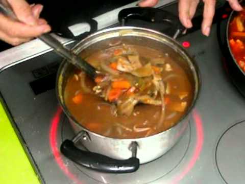 あけみママの簡単レシピ　カレースープスパゲティ　（２／３）