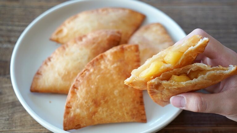 【トルティーヤで作る】フライドアップルパイ　パイ生地なしのレシピ