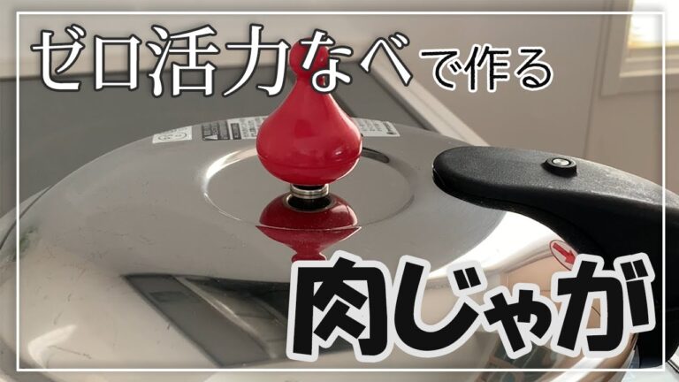 料理嫌いな主婦が「ゼロ活力なべ」で作る肉じゃが
