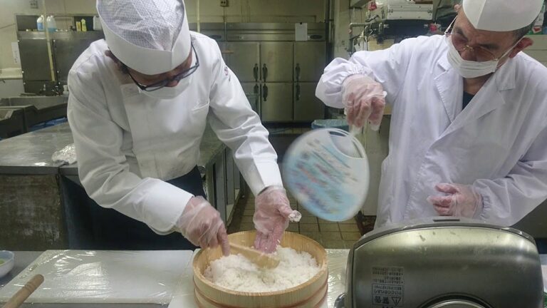 「握り寿司」をご家庭で（２）：酢飯をつくる