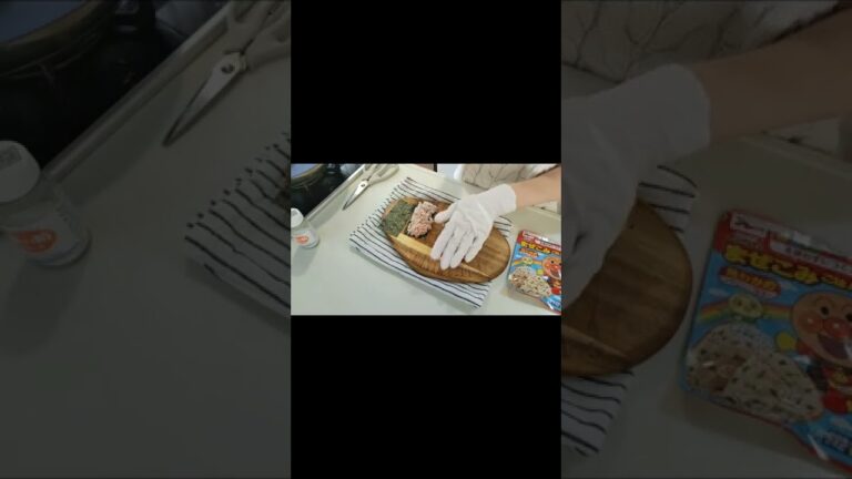 【幼児食】簡単！食べやすくおやつ感覚でおにぎらず【ムラ食い、遊び食べ】【1歳10ヶ月】#baby food　#babyboy