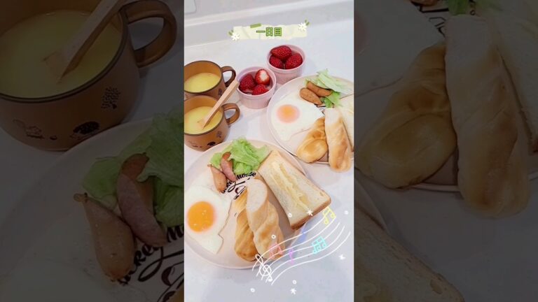 5日間の子供の朝ごはん🌄🍴