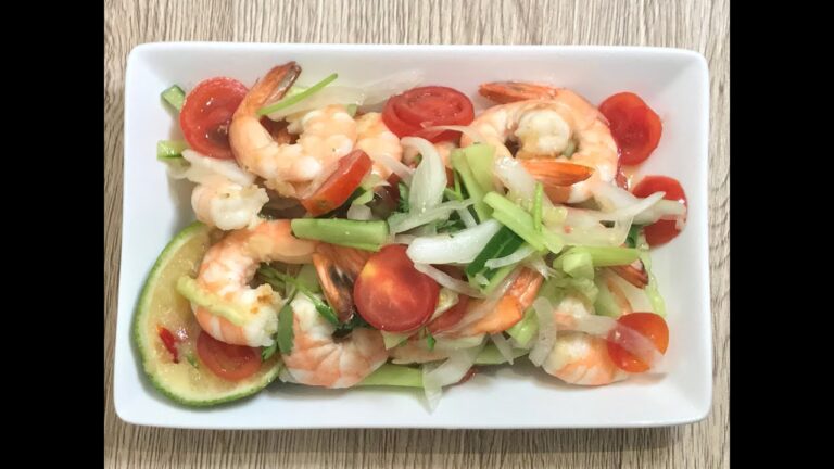 Grilled prawn salad (グリル海老サラダ)