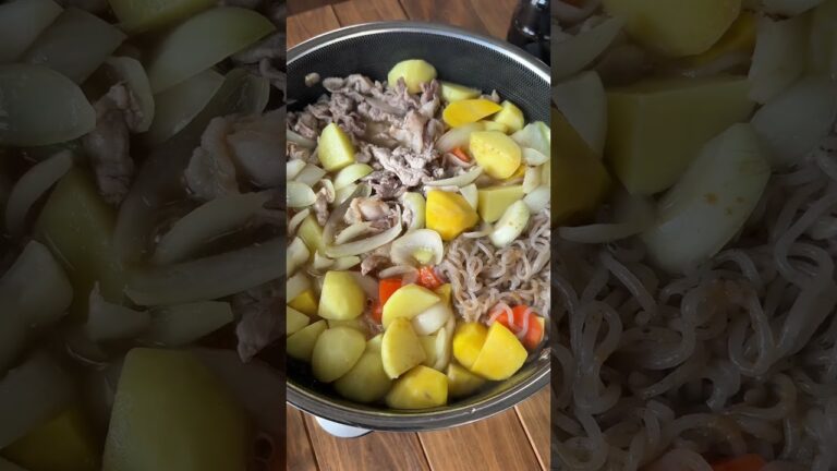 【やみつきになる、塩バタ肉じゃが】 #簡単レシピ #煮る #料理#じゃがいも #節約レシピ