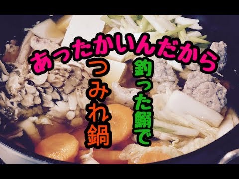 釣った鰯で作る、つみれ鍋【海釣り】サビキ釣り