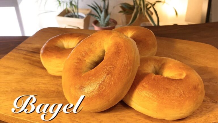 【簡単】基本のもっちもちベーグルの作り方　how to make bagel