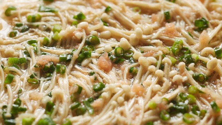 【えのきのたらこ漬け】簡単レシピ！漬けるだけでえのきが美味しくなる！！