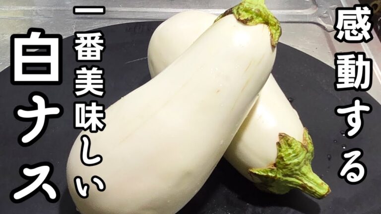 旬の白ナスの1番美味しい食べ方はこれ！白丸トロなすの生姜焼き 簡単おかず 副菜 おつまみ 茄子 南瓜レシピ