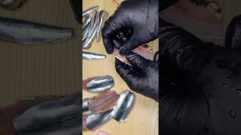 いわしを捌きます！イワシは手開きが美味しいです！手で開くと余分な骨が抜けて食感や美味しさが全然違います！　#いわし　#イワシ　#鰯　#まいわし　#真鰯　#マイワシ　#ねぎお #ねぎお寿司 #fish